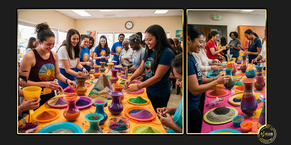 Sand Art Workshop in Dubai 2024 for Corporate Events